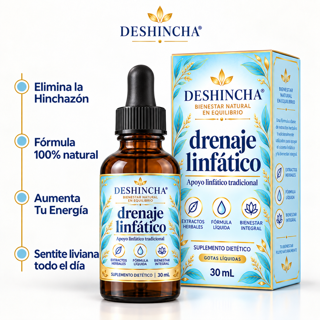 Drenaje Linfático Deshincha - Gotas Naturales