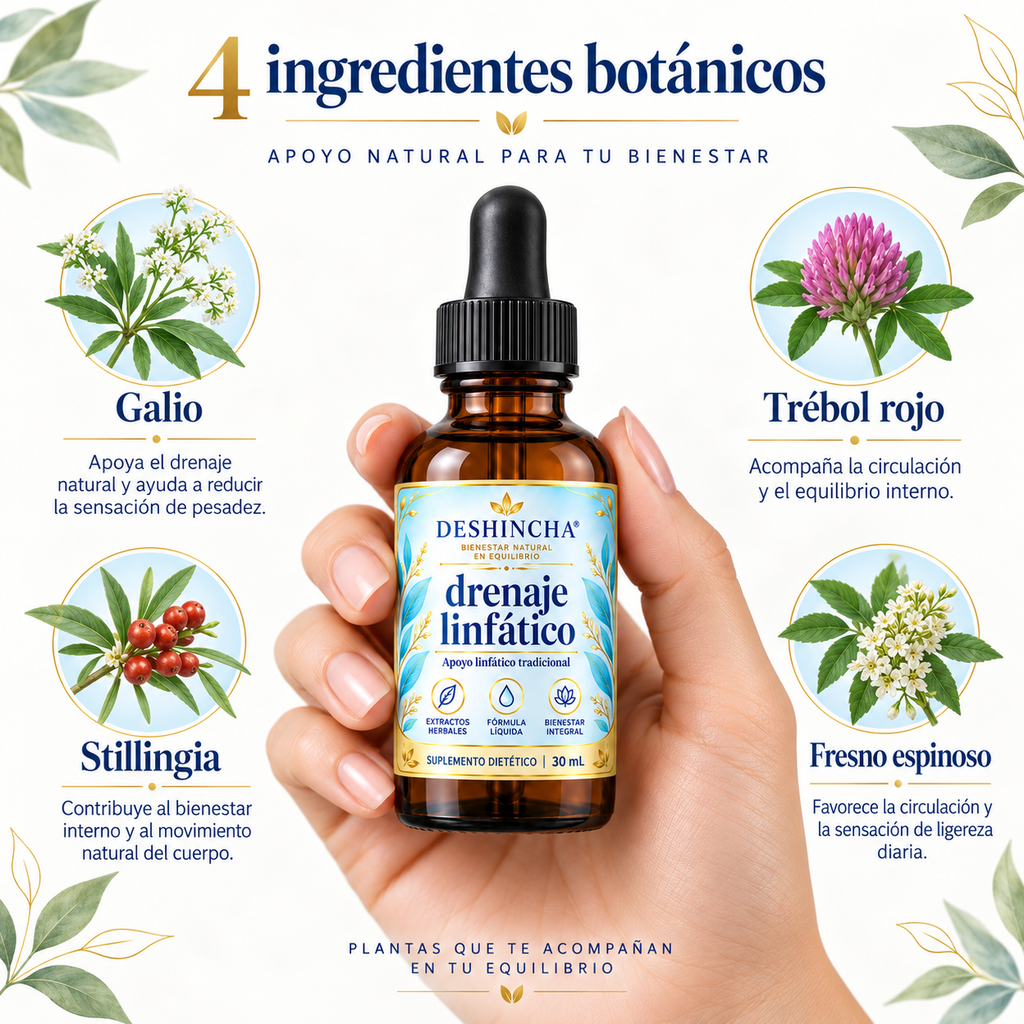 Drenaje Linfático Deshincha - Gotas Naturales